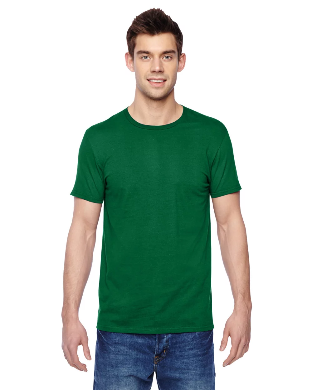 T-shirt col rond adulte en jersey Sofspun® de Fruit of the Loom