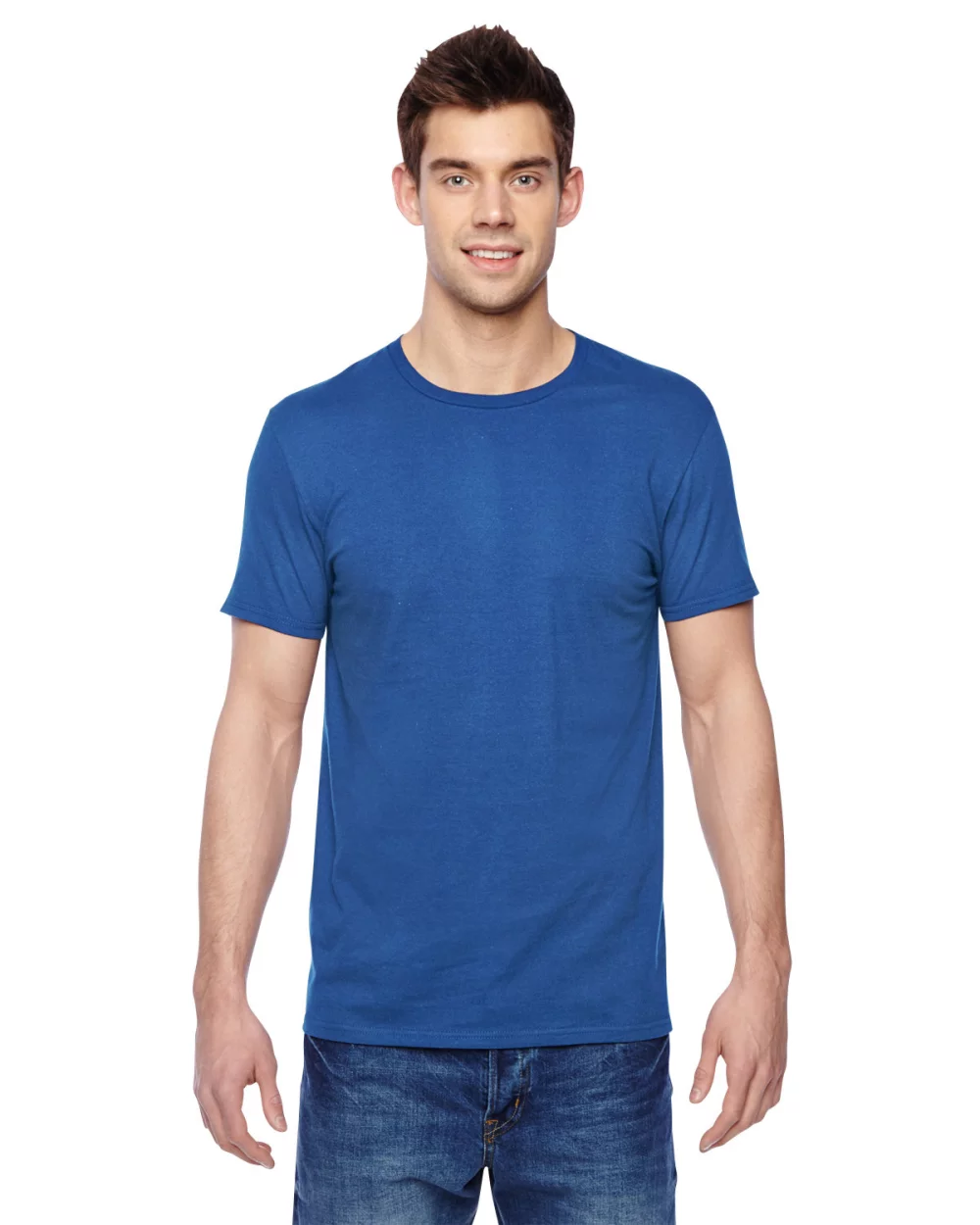 T-shirt col rond adulte en jersey Sofspun® de Fruit of the Loom