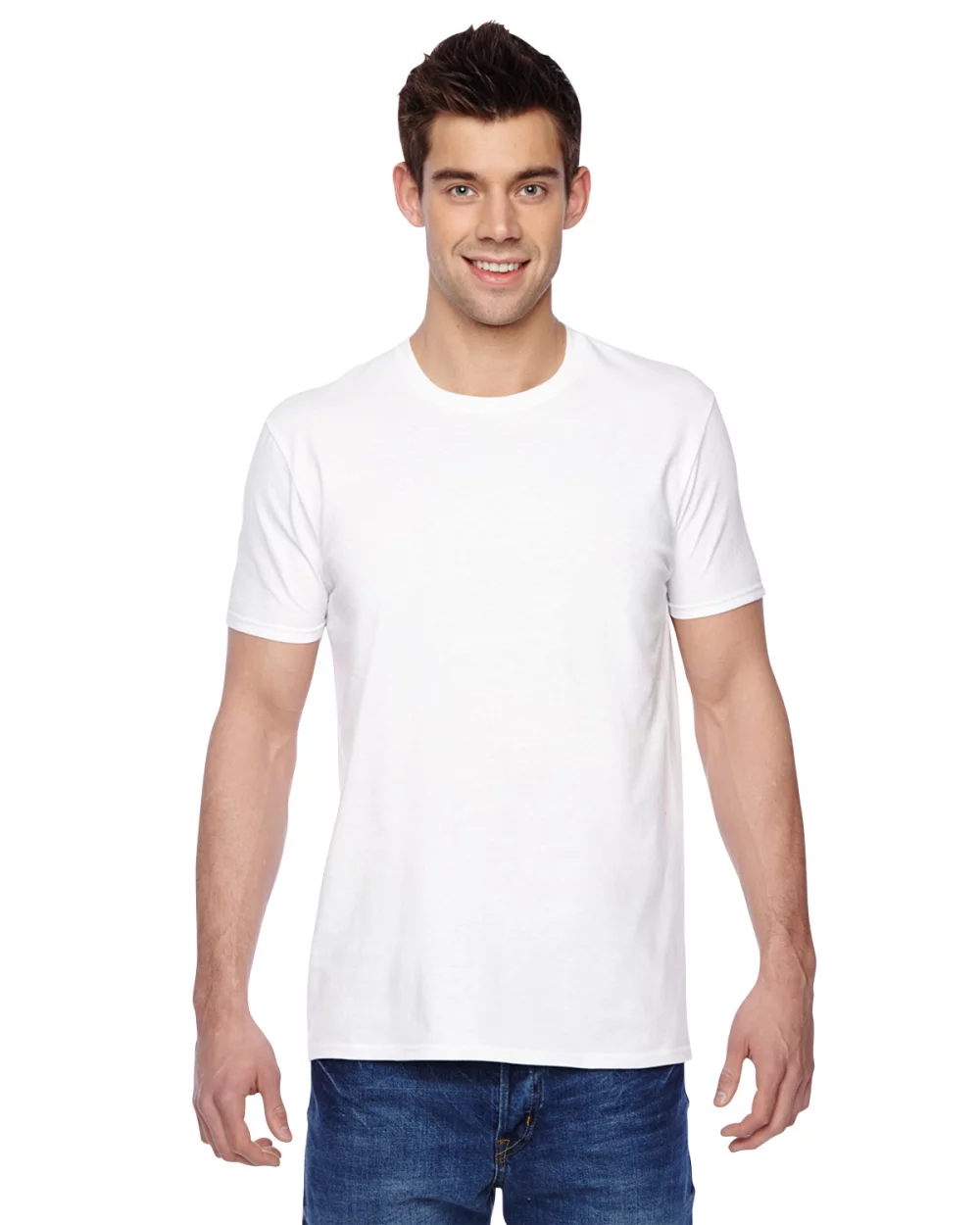 T-shirt col rond adulte en jersey Sofspun® de Fruit of the Loom