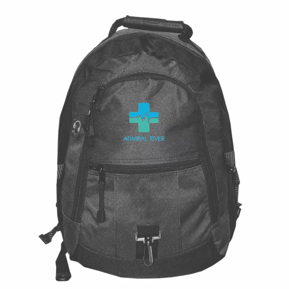 Sac à dos en polyester bicolore