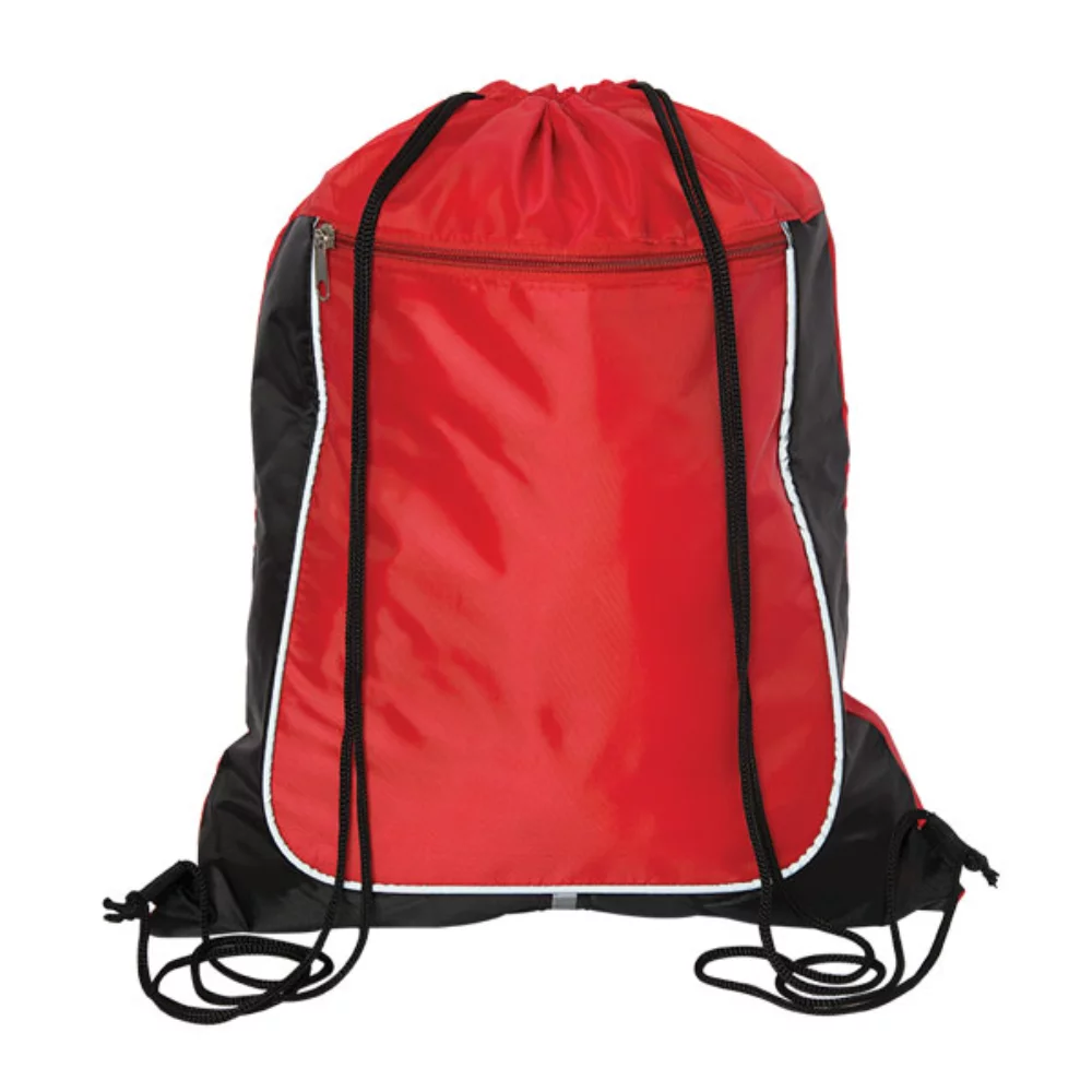 Lonsdale Drawstring Reflective Cinch Backpack