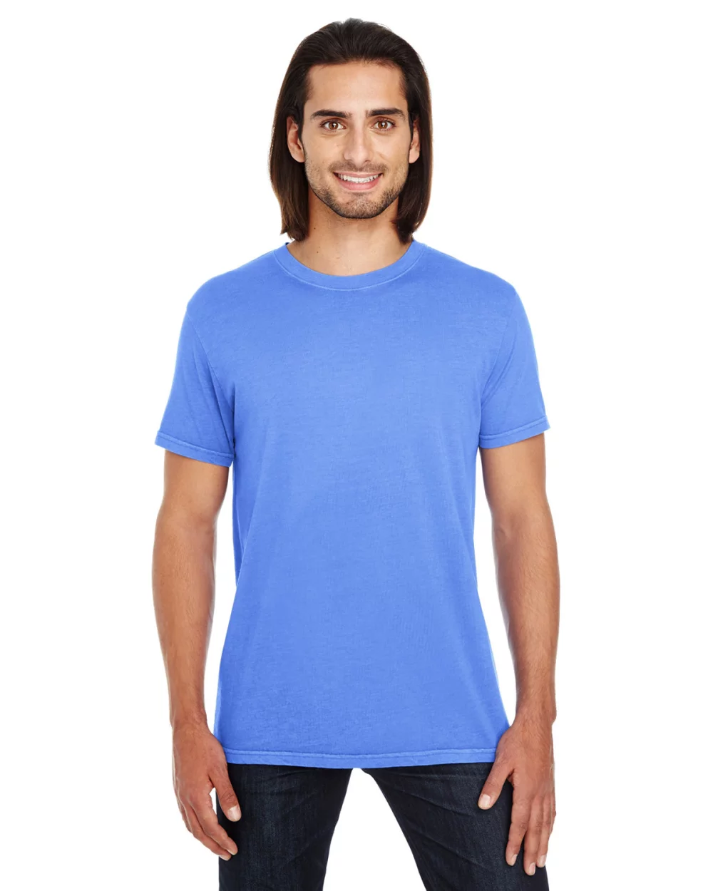 T-shirt à manches courtes pigment-dye unisexe THREADFAST