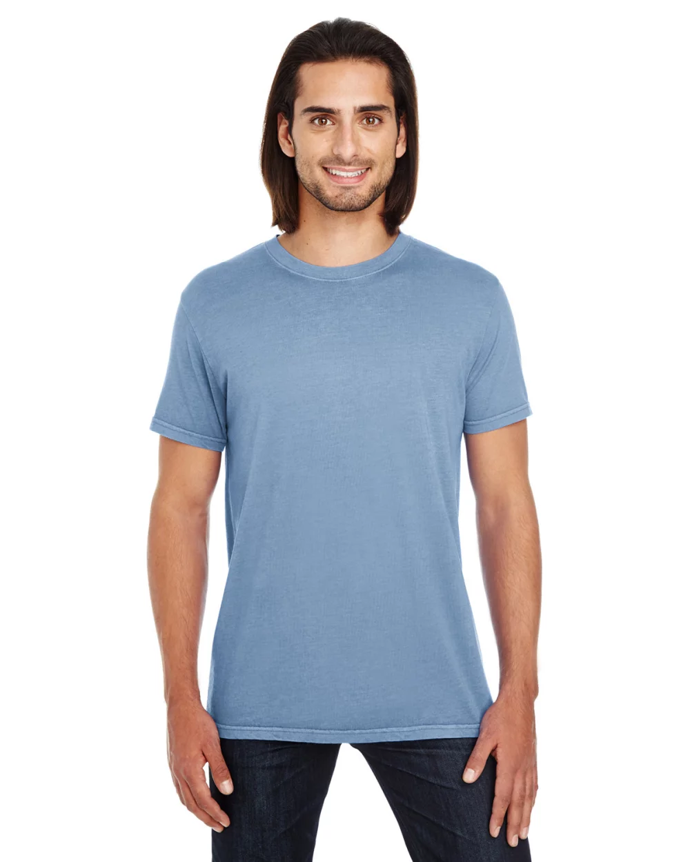 T-shirt à manches courtes pigment-dye unisexe THREADFAST