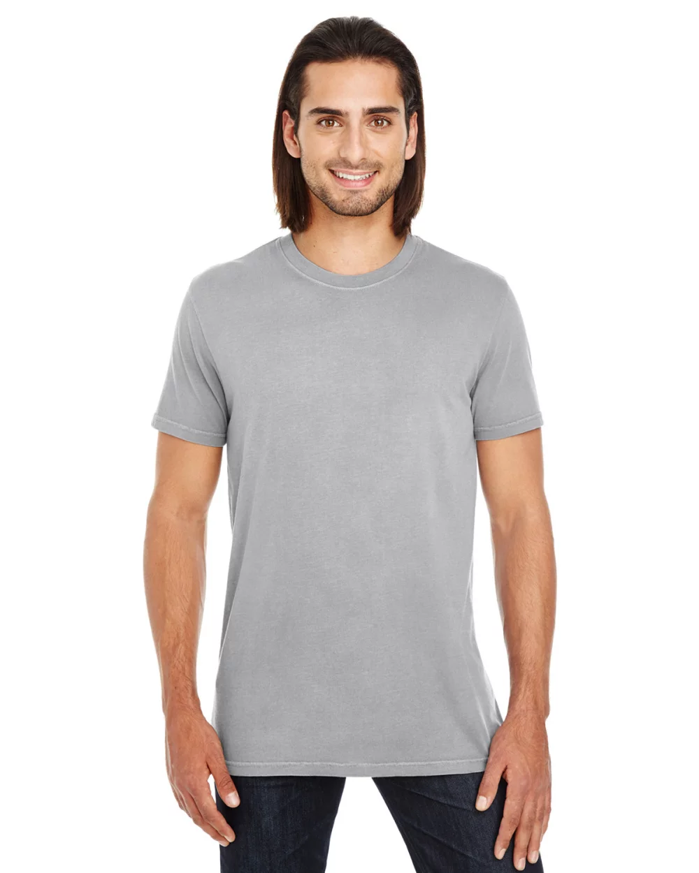 T-shirt à manches courtes pigment-dye unisexe THREADFAST