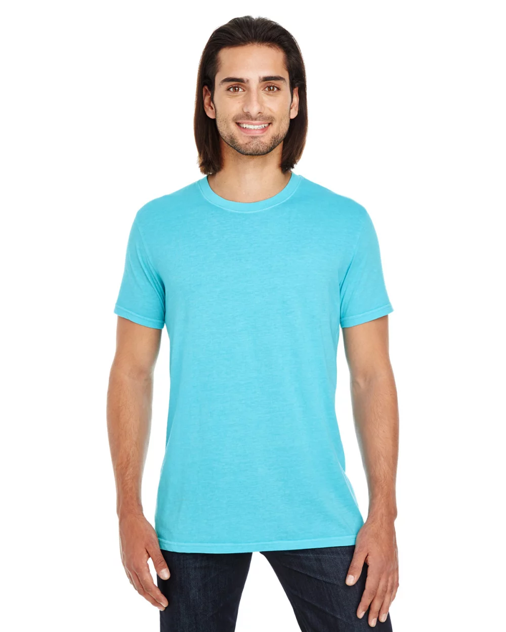 T-shirt à manches courtes pigment-dye unisexe THREADFAST