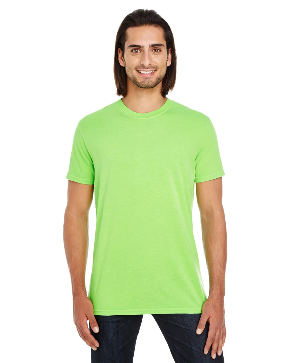 T-shirt à manches courtes pigment-dye unisexe THREADFAST
