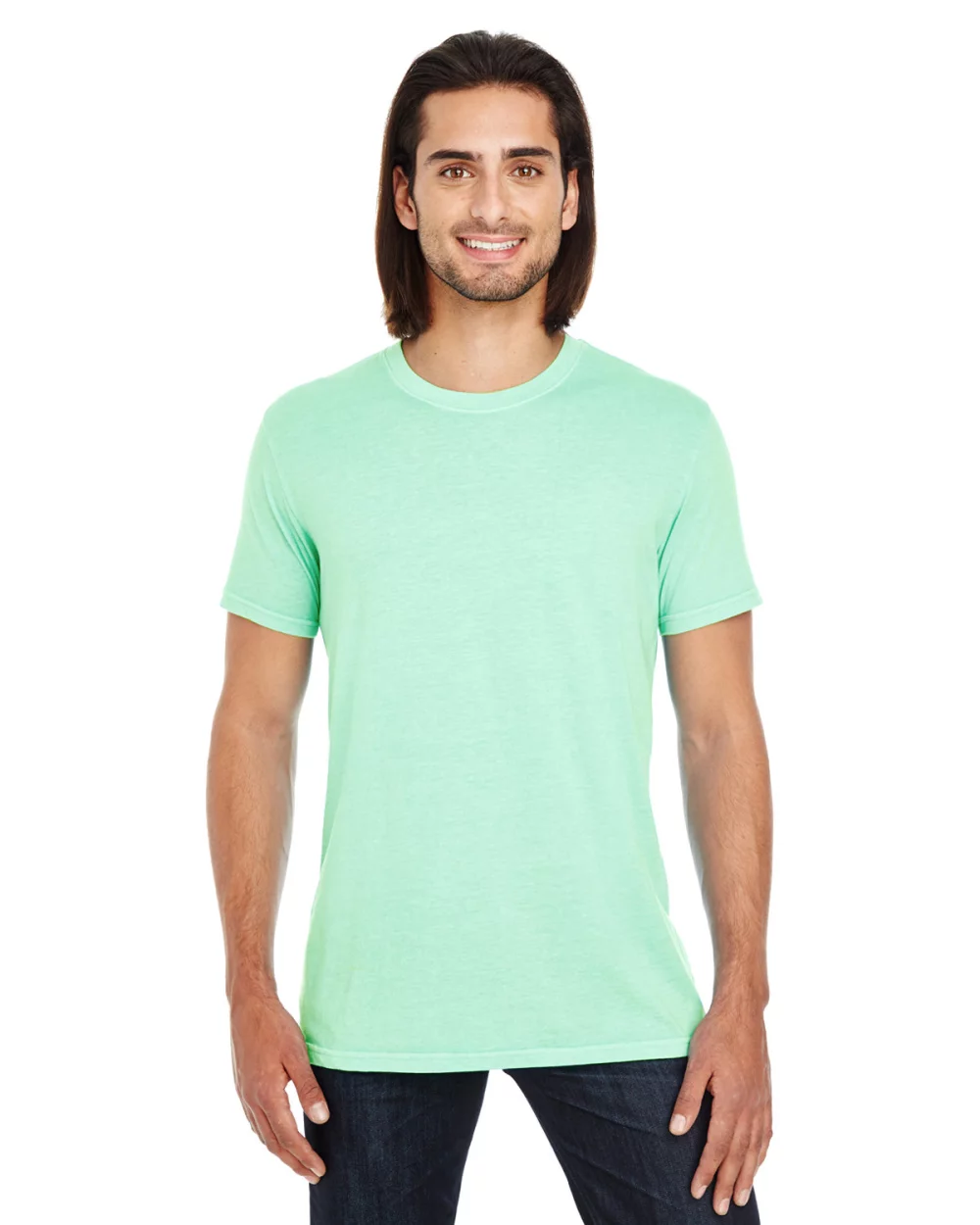 T-shirt à manches courtes pigment-dye unisexe THREADFAST