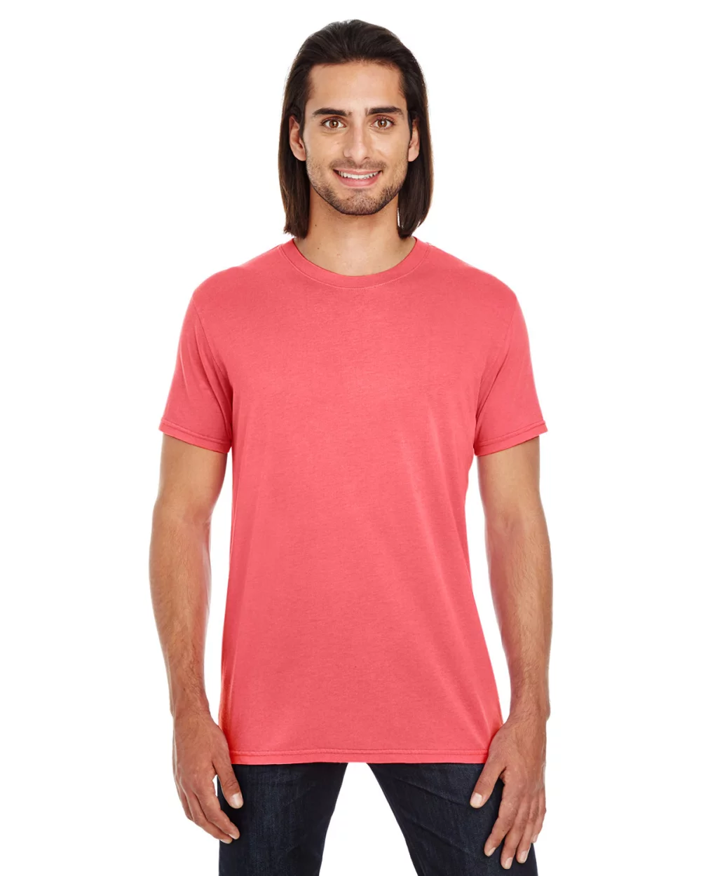 T-shirt à manches courtes pigment-dye unisexe THREADFAST