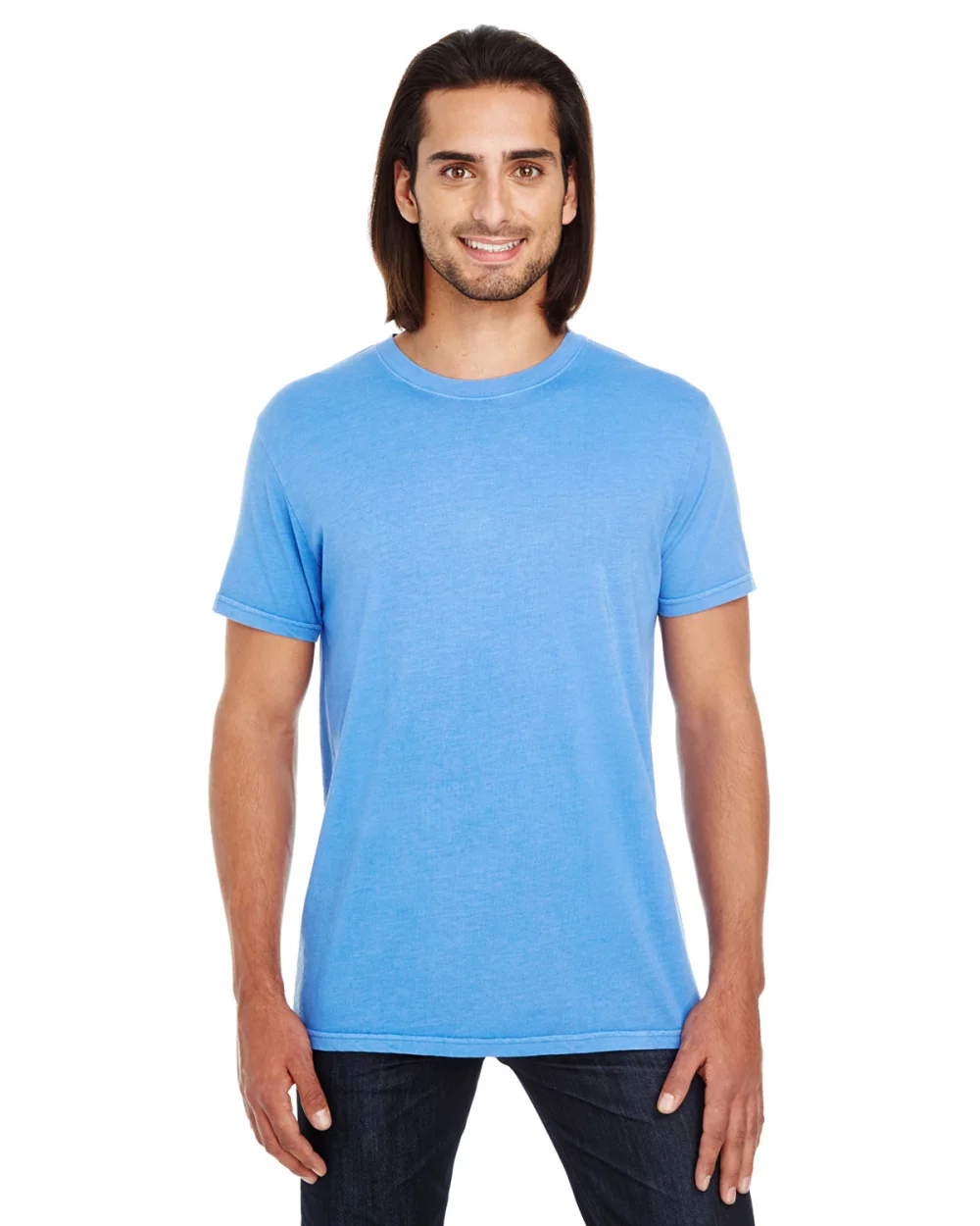 T-shirt à manches courtes pigment-dye unisexe THREADFAST