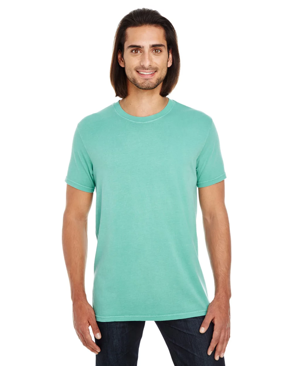 T-shirt à manches courtes pigment-dye unisexe THREADFAST