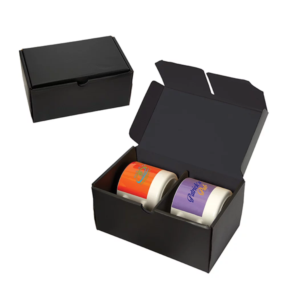 Boîte à double tasse en céramique