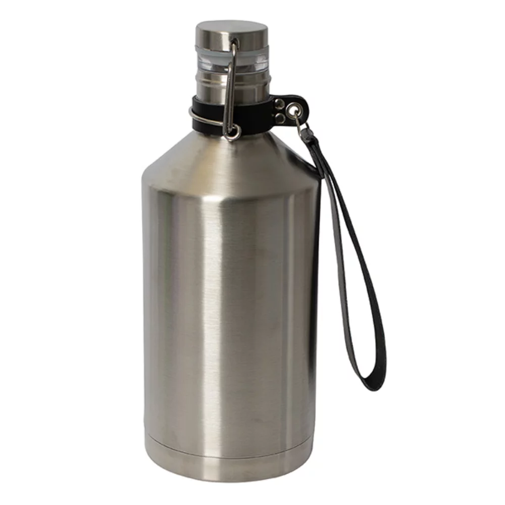 1.89 L (64 Fl. Oz.) Brewmaster Stainless Steel Growler