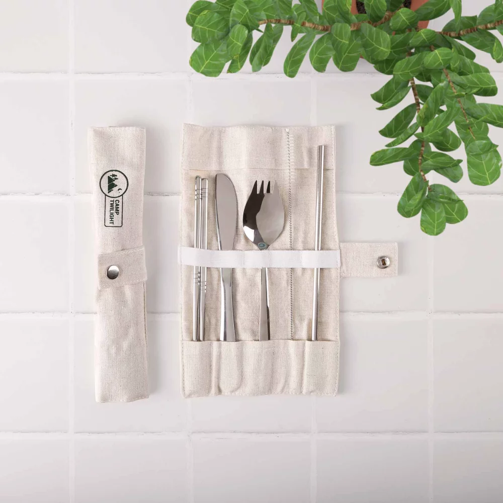 Ensemble d'ustensiles en acier inoxydable