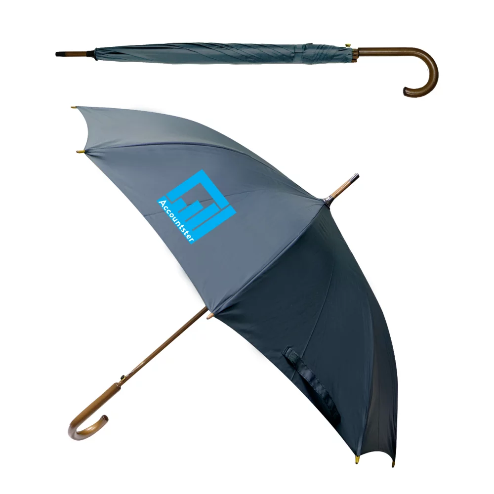 EXECUTIVE UMBRELLA: 48" Arc with Hook Handle