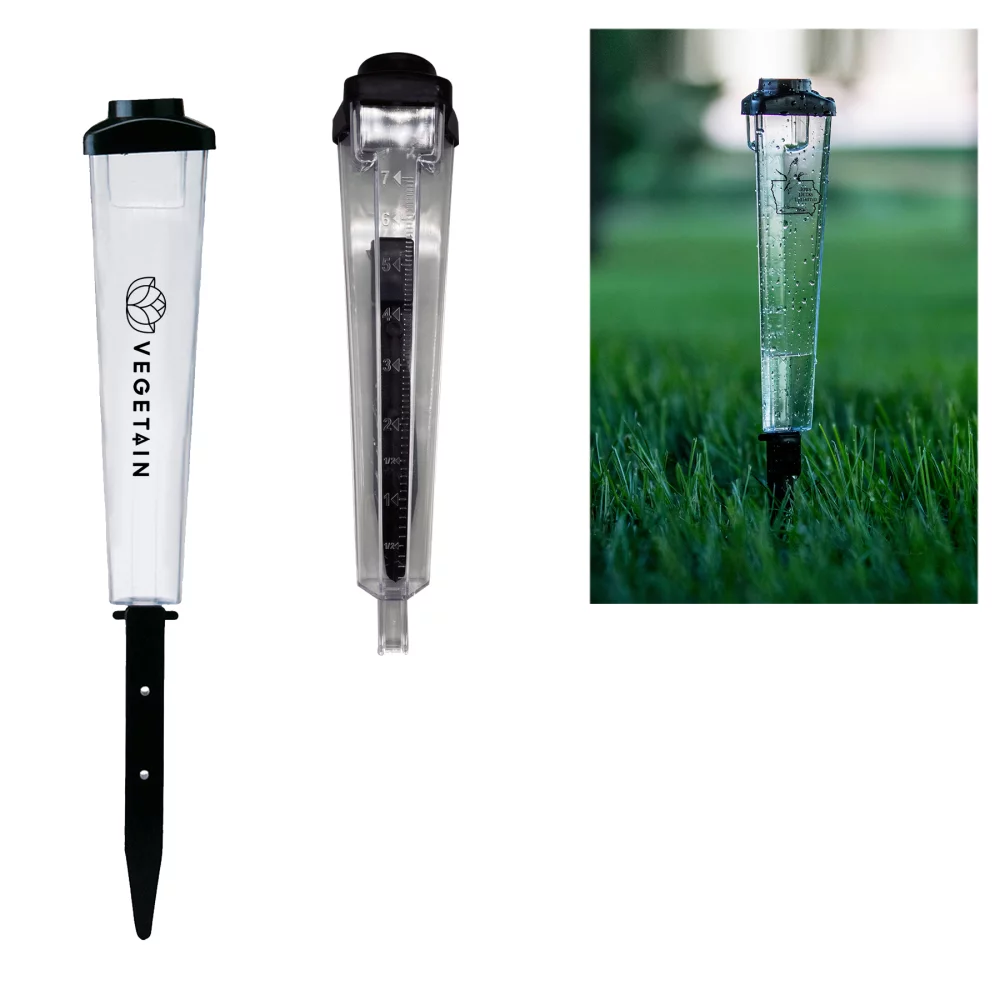 Jauge de pluie en forme de triangle