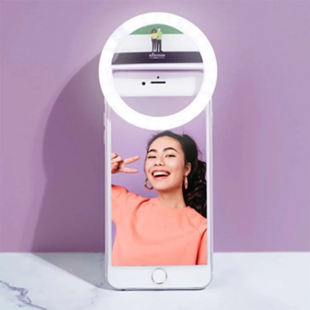 Lumière de téléphone portable pour selfie