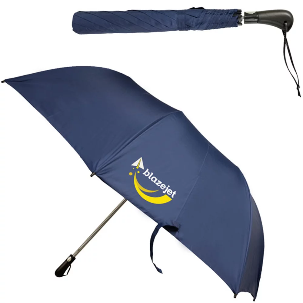 Parapluie pliant télescopique de 56 pouces.