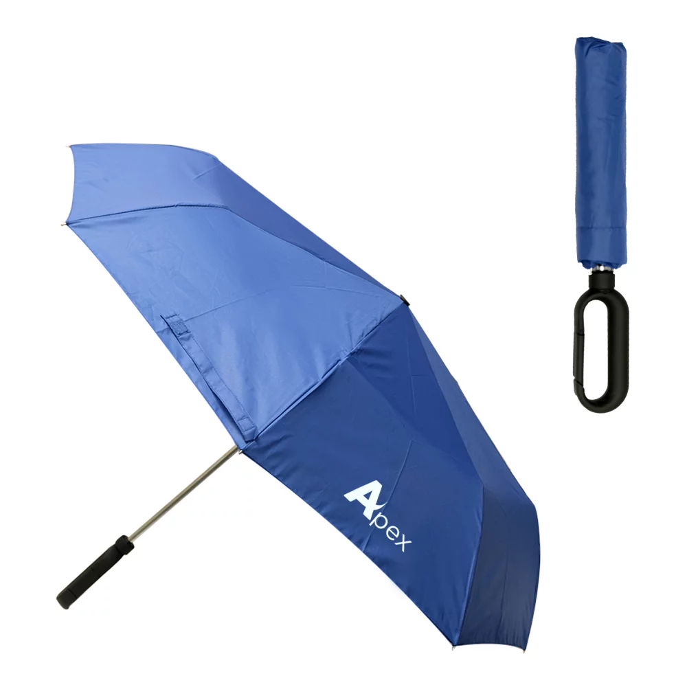 Parapluie pliant avec poignée en mousqueton Captain Grip