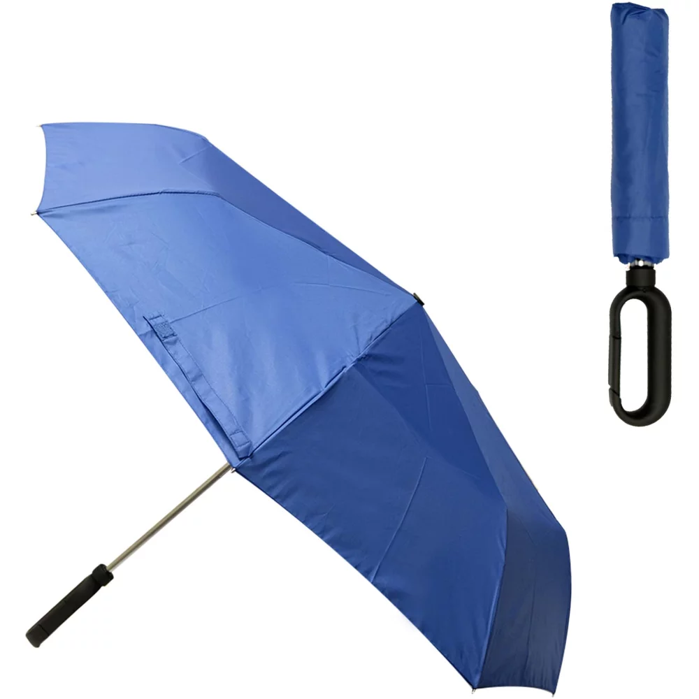 Parapluie pliant avec poignée en mousqueton Captain Grip
