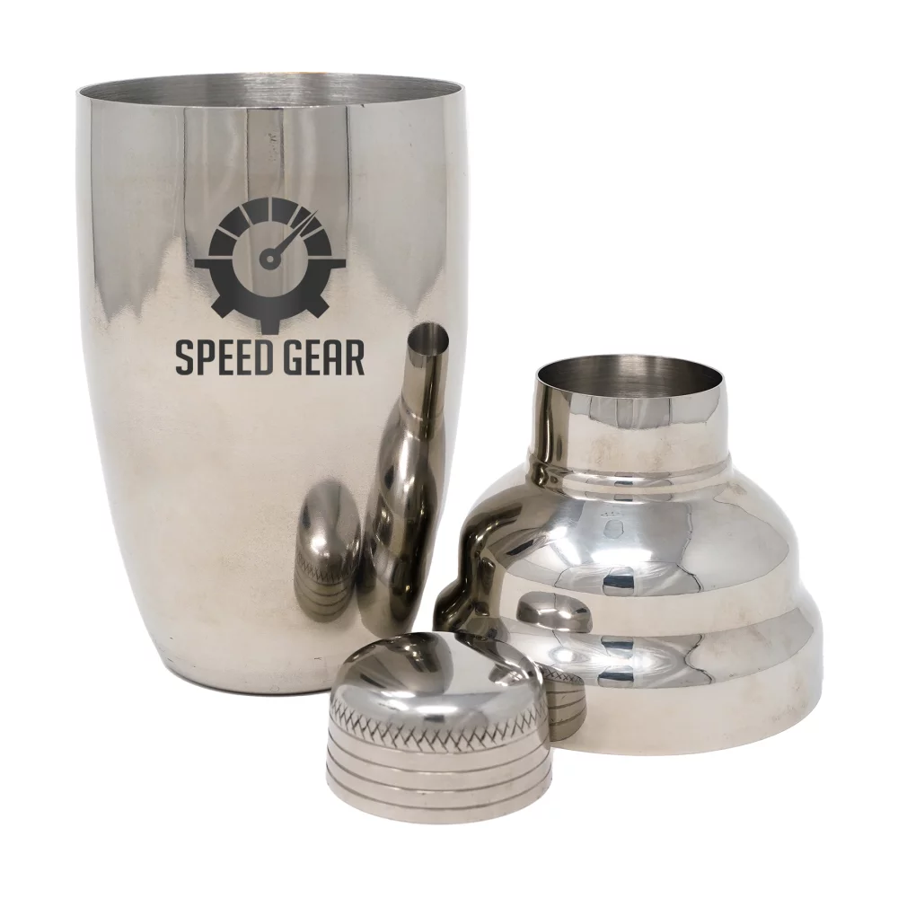 Shaker à cocktails en acier inoxydable de 500 ml (17 oz liquides).