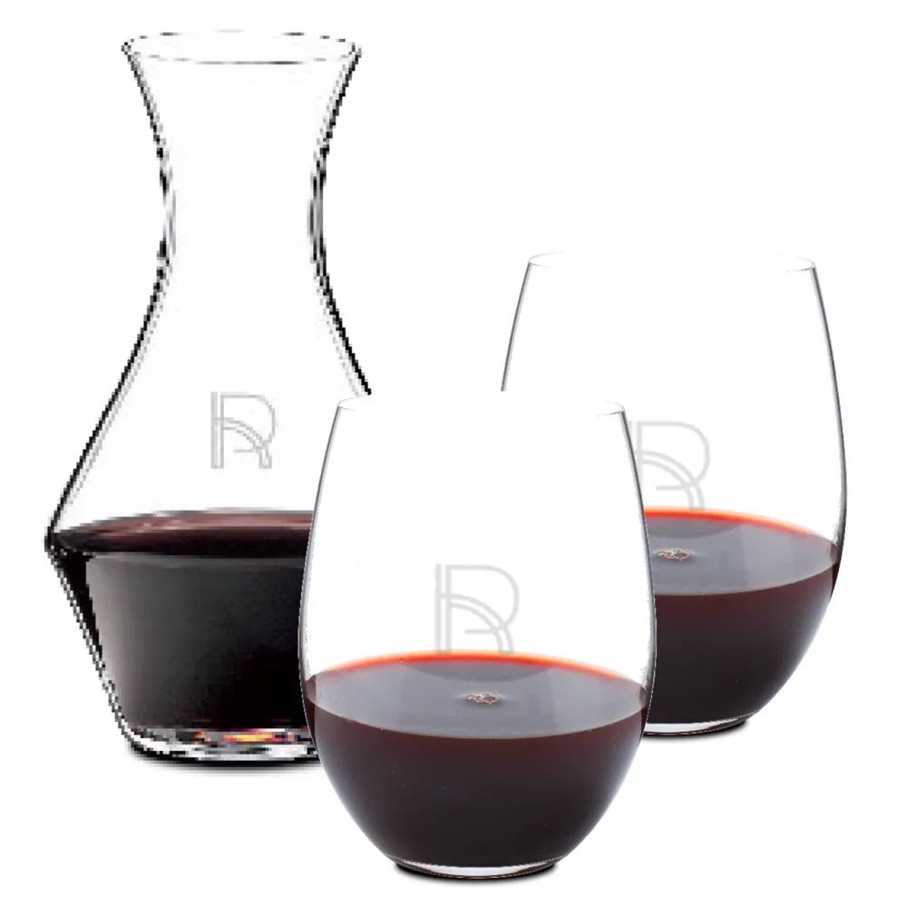 Juste nous deux - Ensemble carafe RIEDEL et verre à vin Cabernet dans une boîte cadeau Ovation
