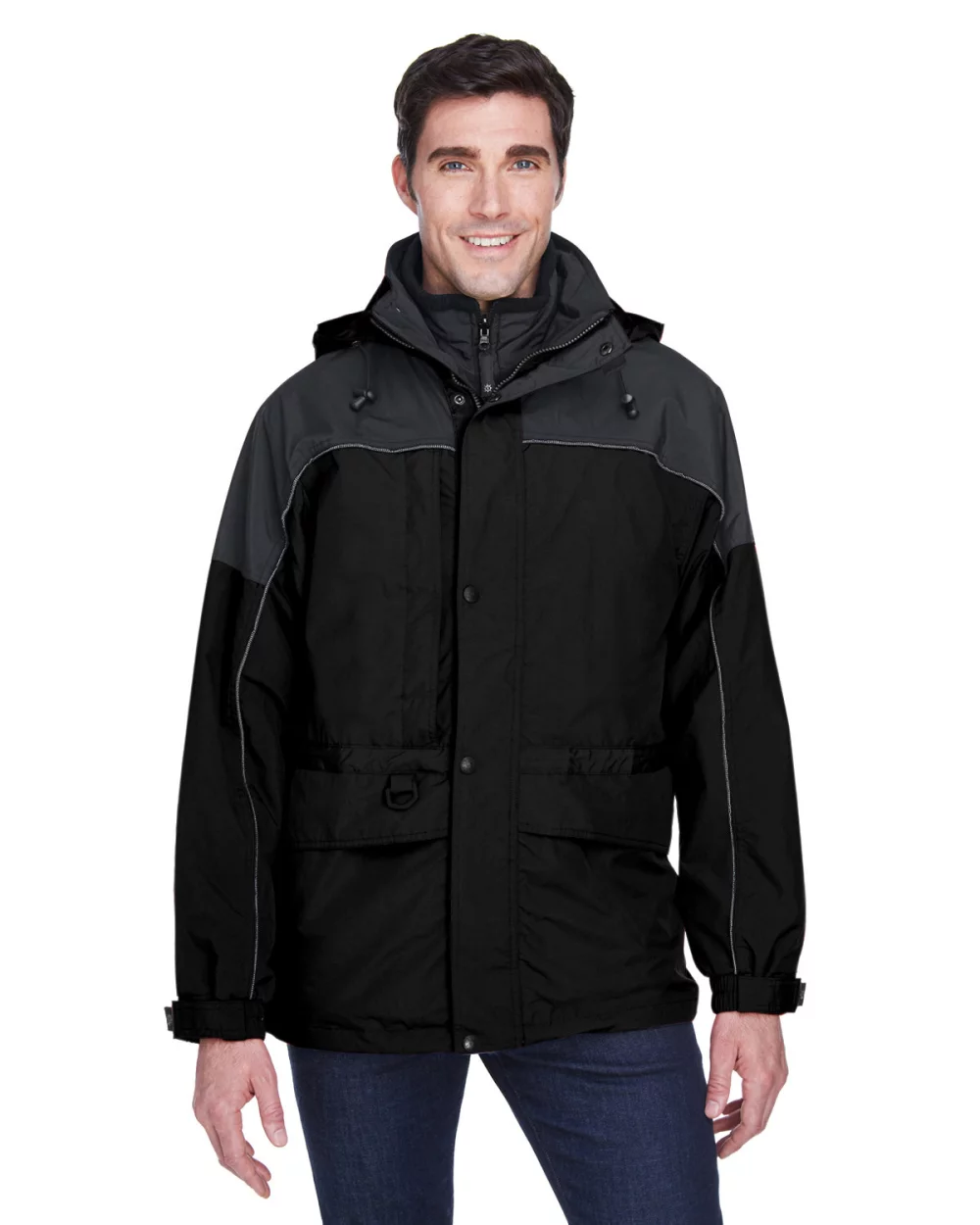 NORTH END Adult 3-in-1 Two-Tone Parka