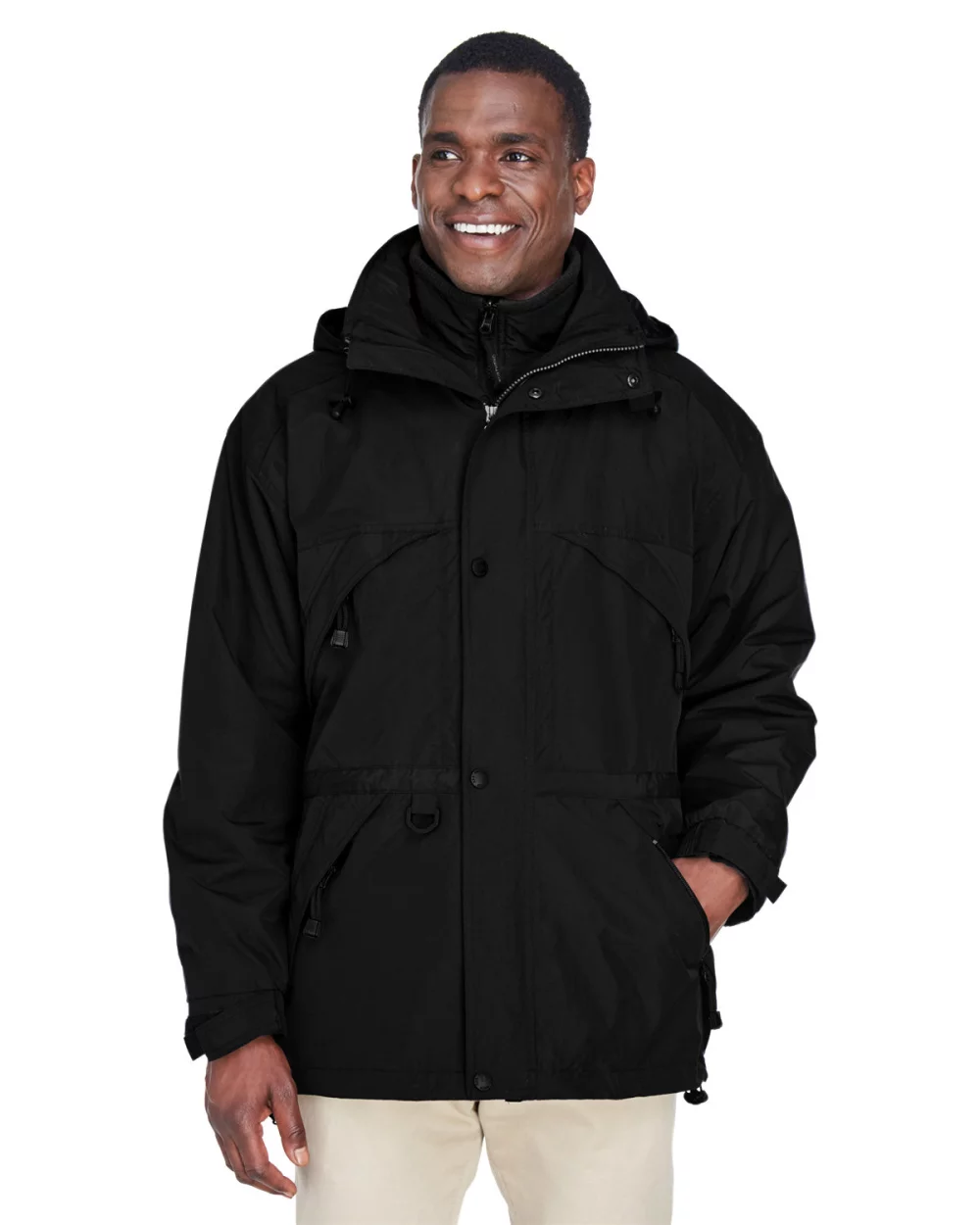 NORTH END Adult 3-in-1 Parka with Dobby Trim