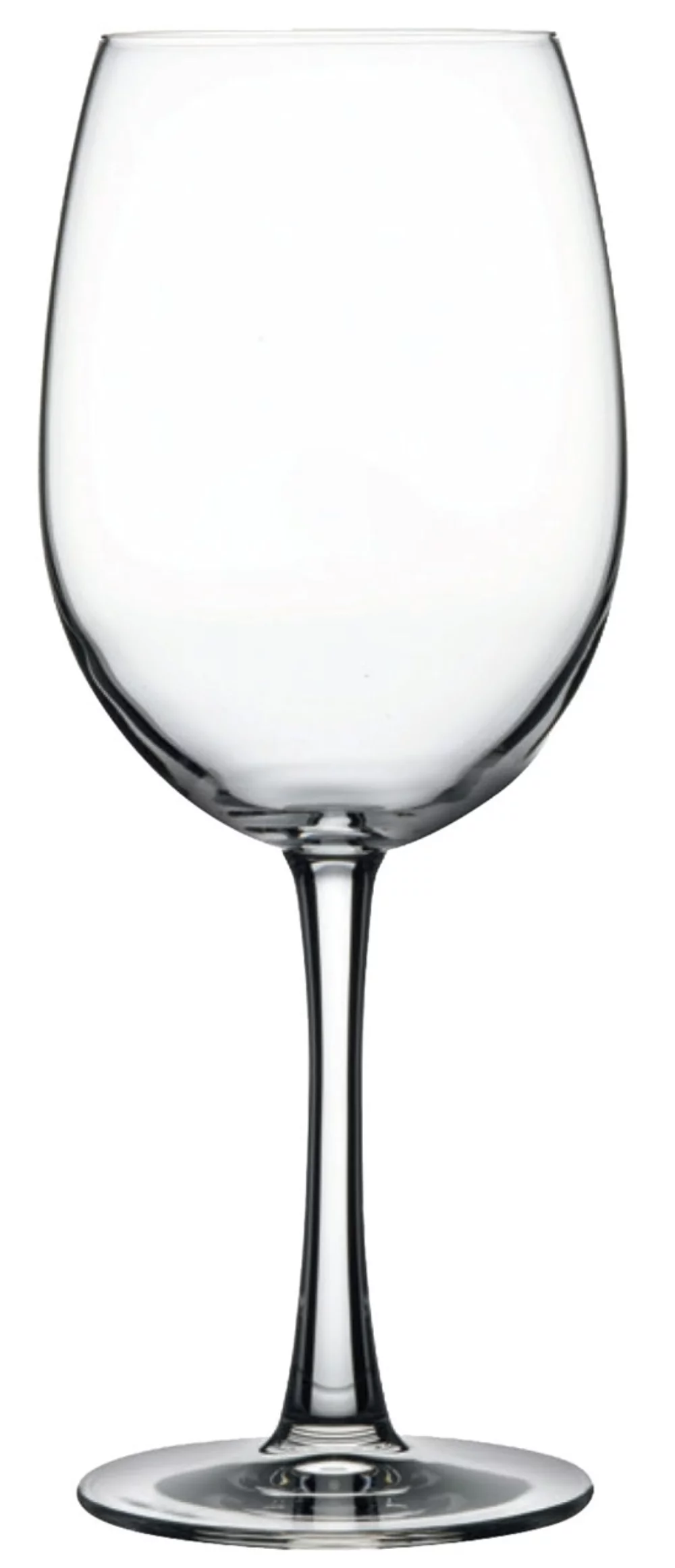 Verre à vin à pied cristallin Durham de 19,5 oz S/2 dans une boîte cadeau noire Ovation.