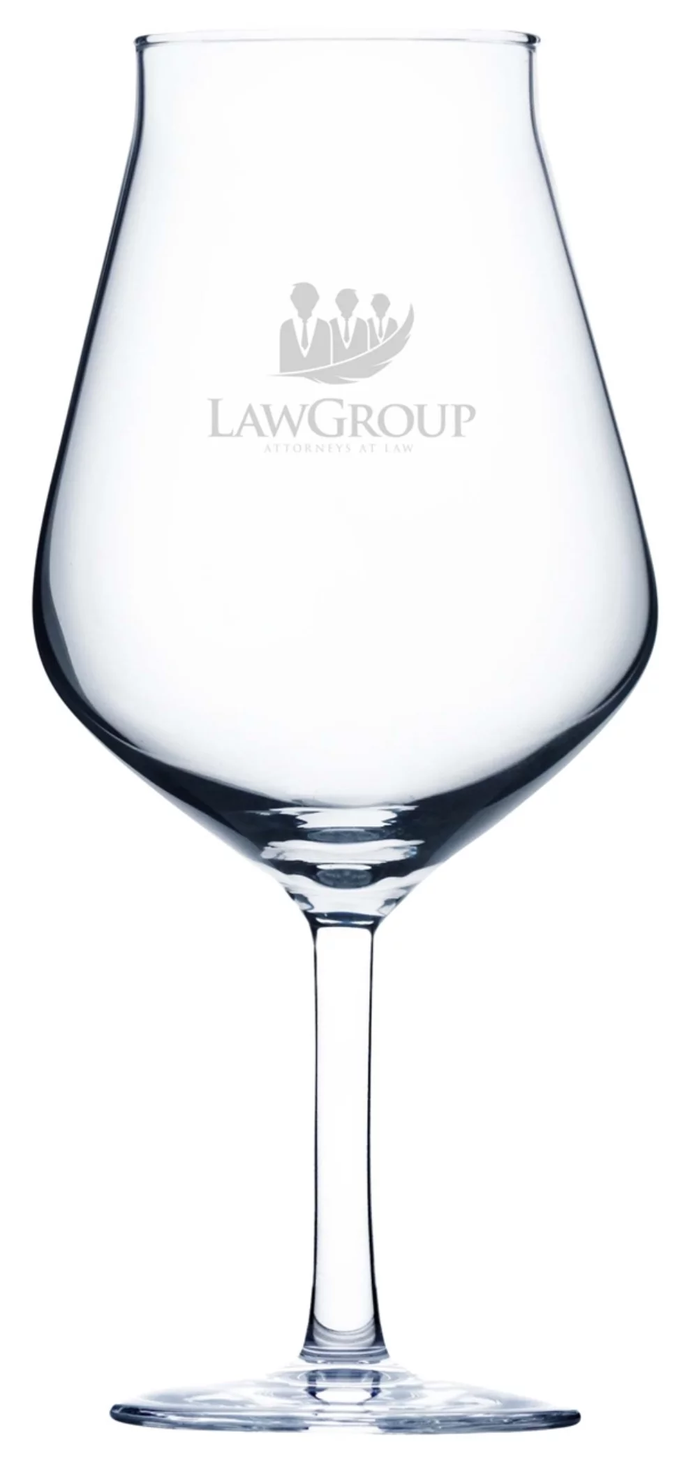 Hugo 14oz clear stemmed craft beer glass