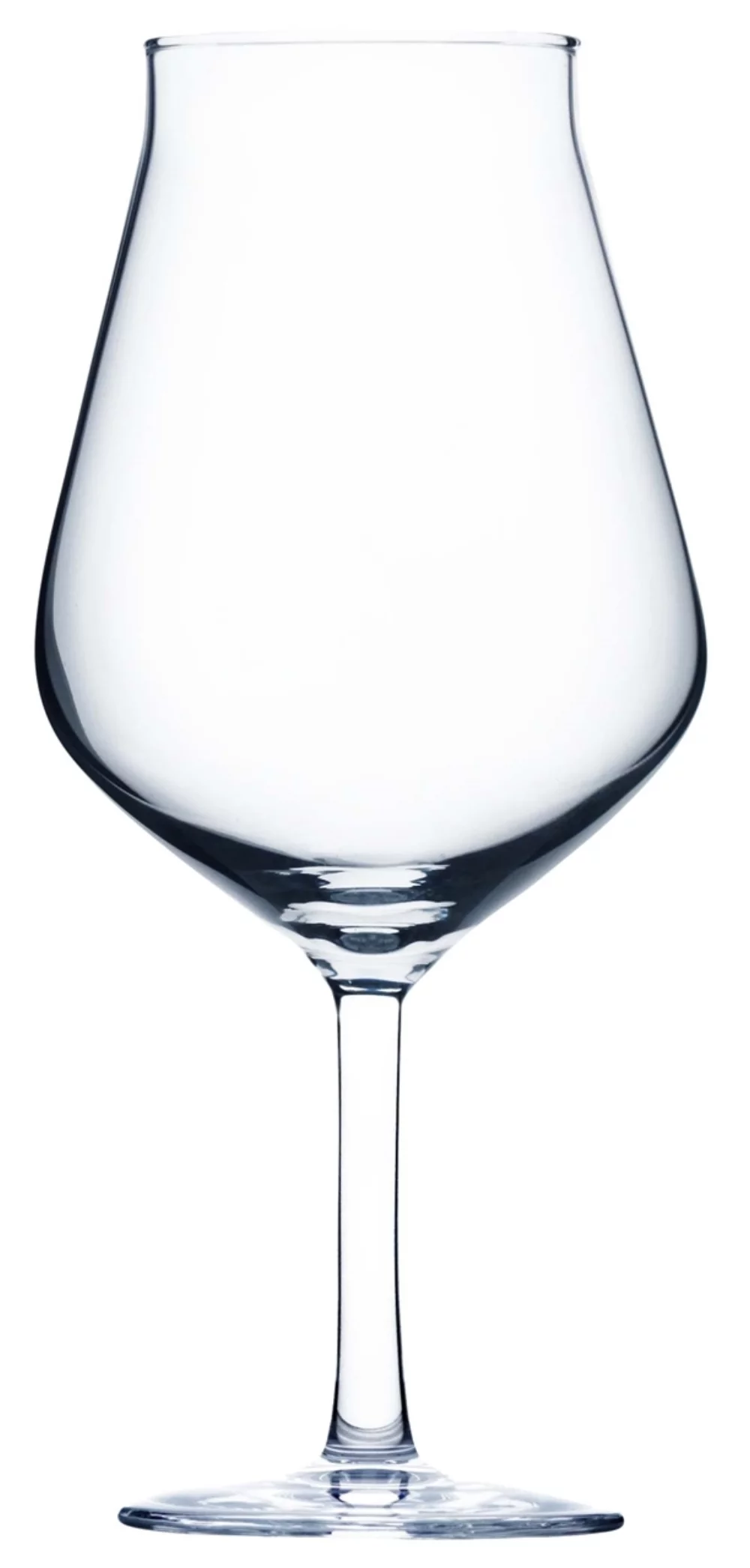 Hugo 14oz clear stemmed craft beer glass