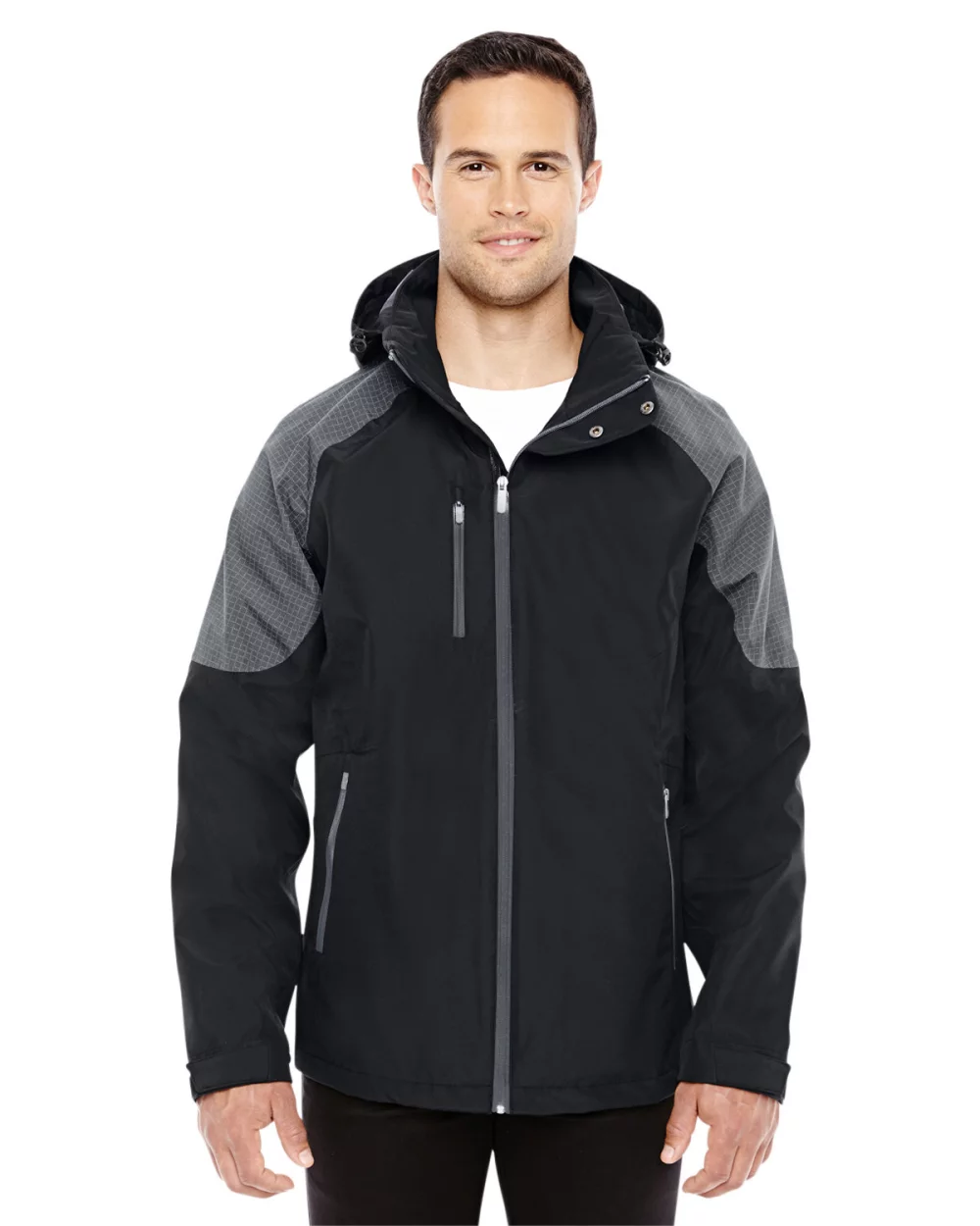 Veste coquille scellée par coutures interactive Impulse pour hommes de NORTH END SPORT RED.