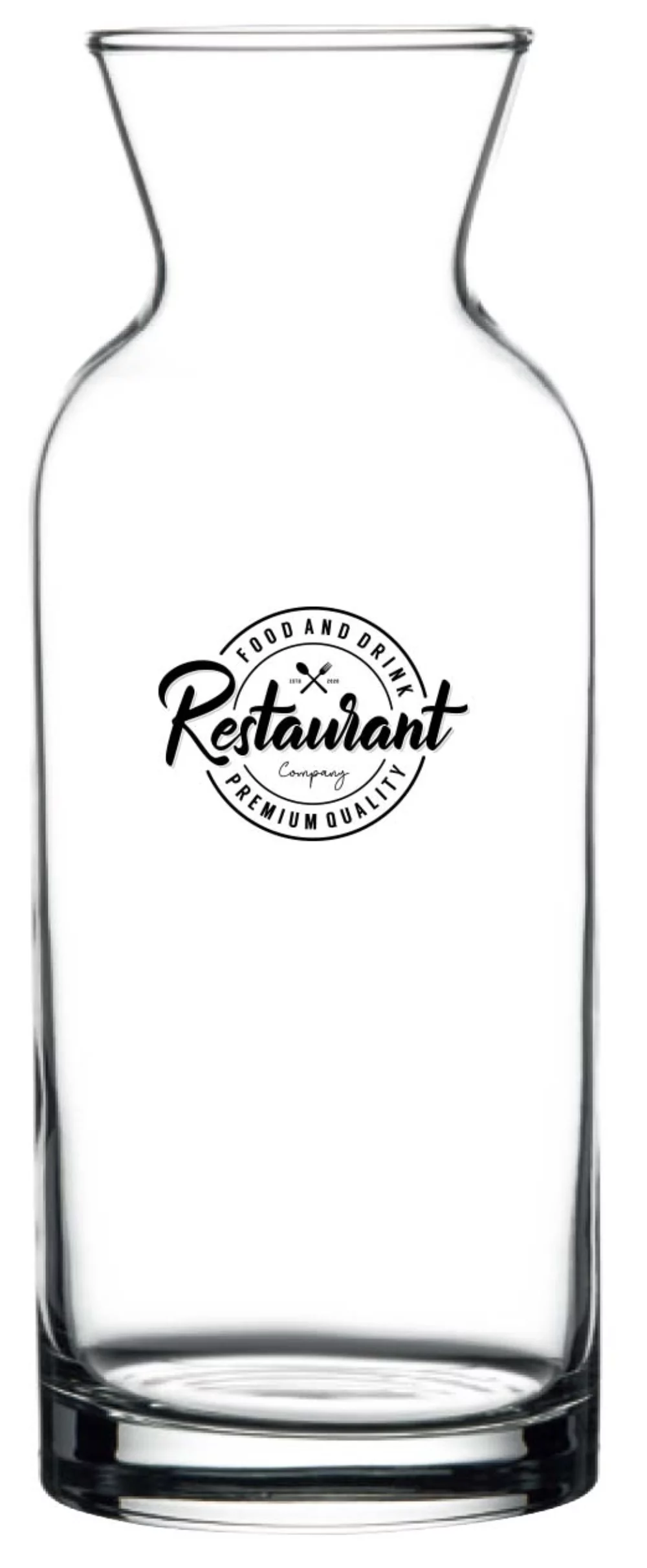 Carafe Lyric de 42 oz en verre transparent dans une boîte cadeau Jet