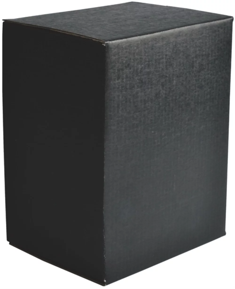 Bougie en verre clair parfumée 'Mineral Spa' de Canmore dans une boîte cadeau noire ébène