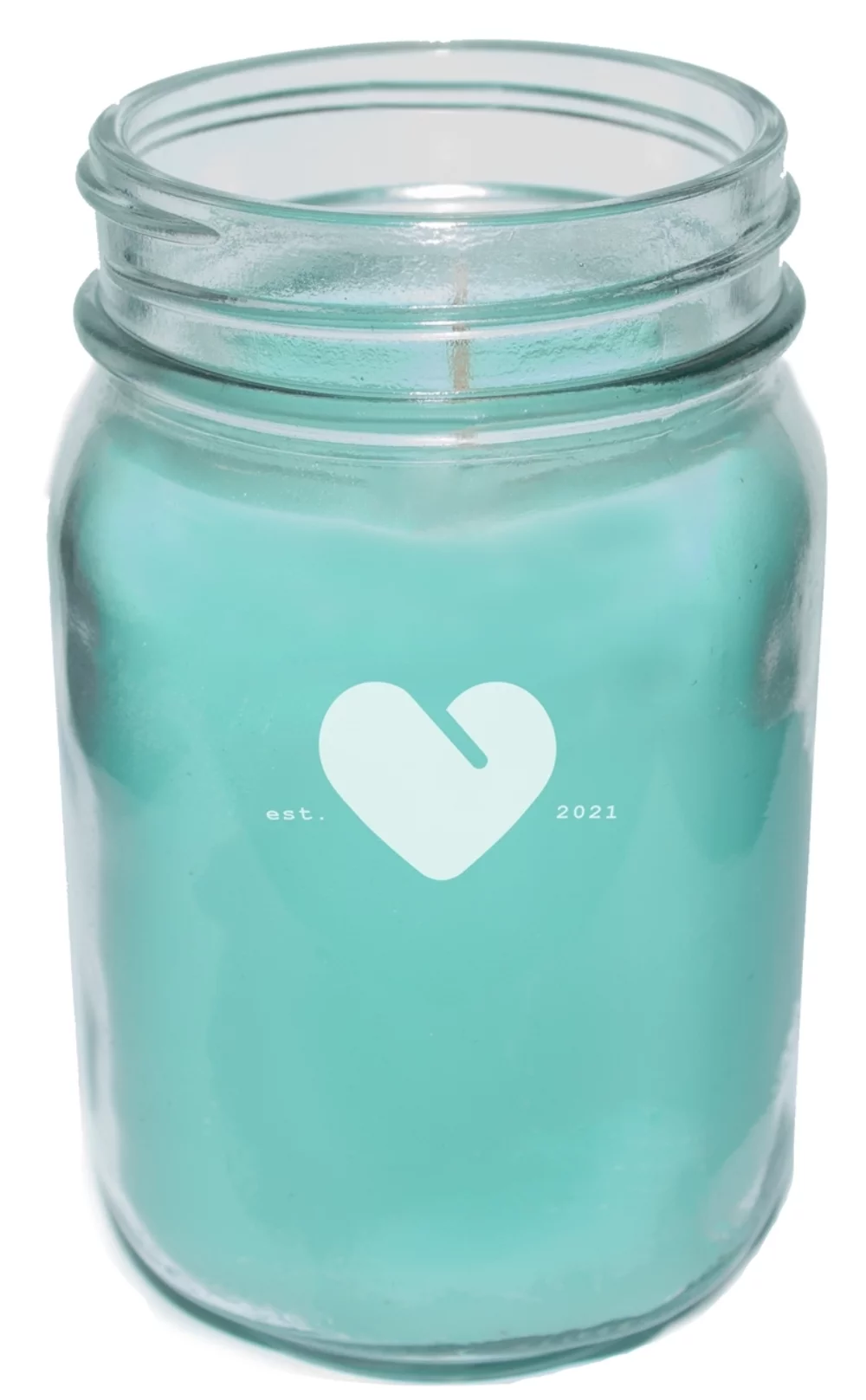 Bougie en verre clair parfumée 'Mineral Spa' de Canmore dans une boîte cadeau noire ébène