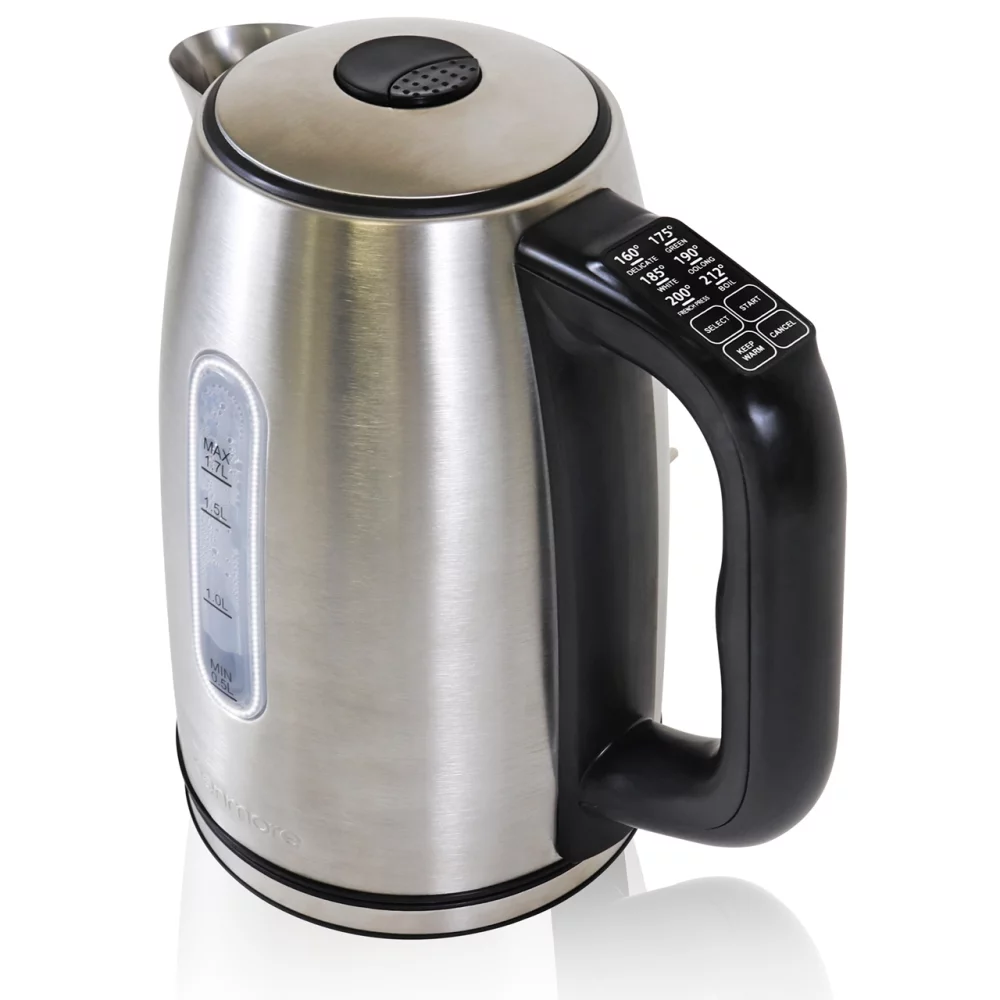 Bouilloire à thé programmable en acier inoxydable Kenmore