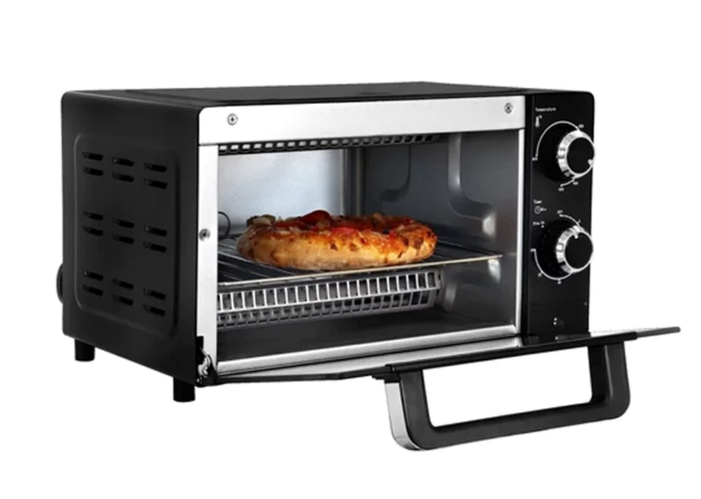 Total Chef 4-Slice Toaster Oven, Black