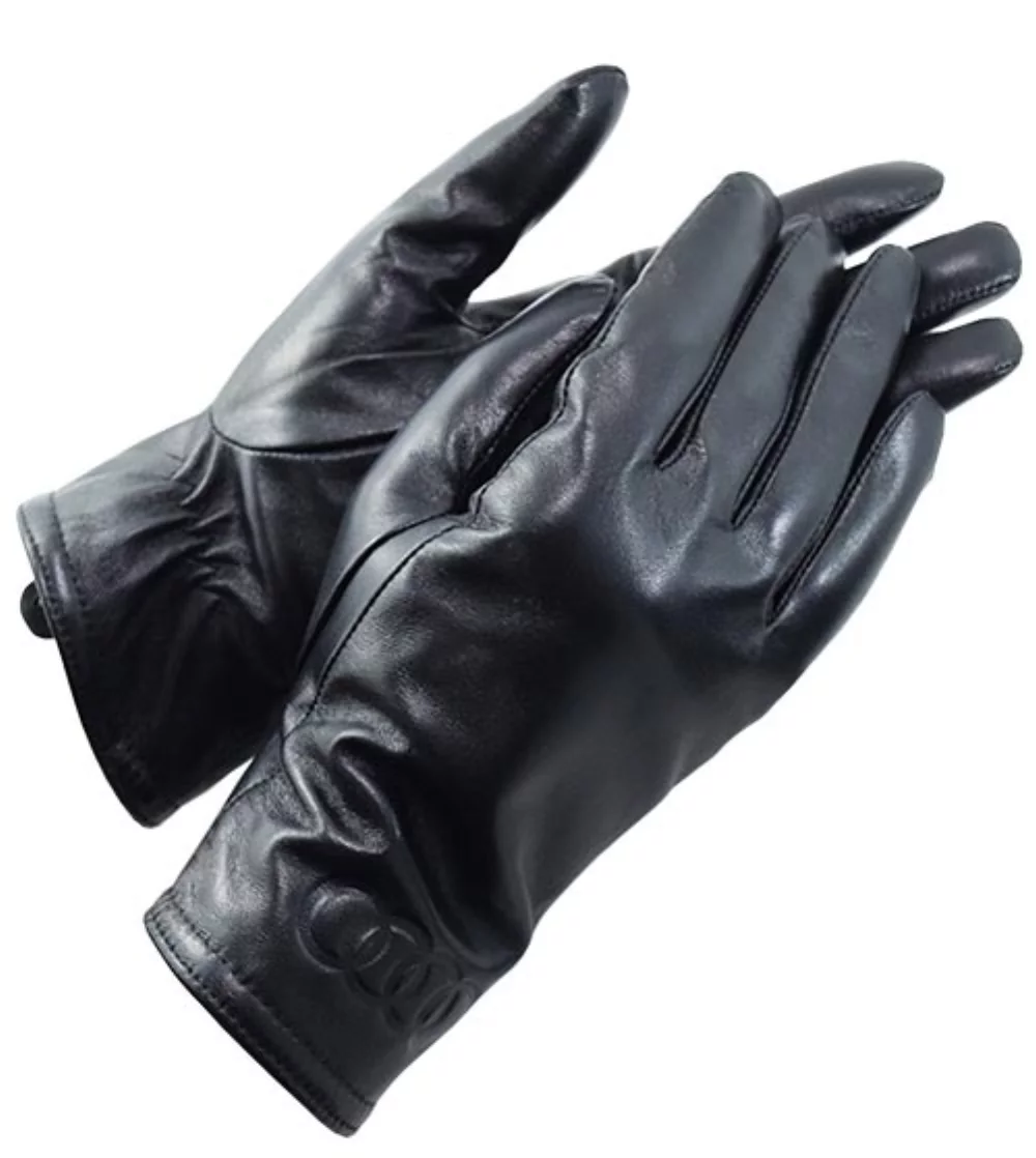 ~ Women's Medium Leather Gloves black
