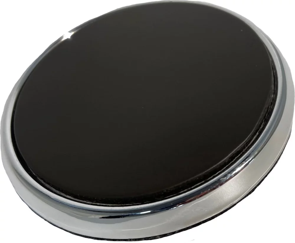 Single Desktop Coaster silver heavy weight