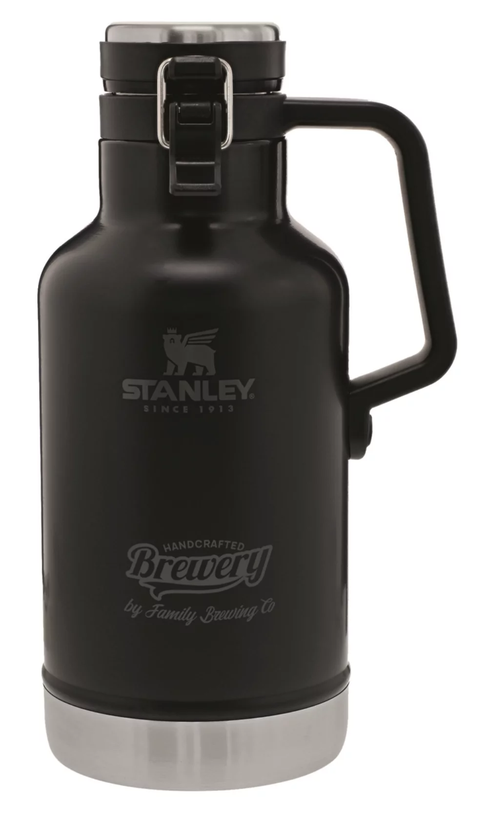 Stanley® Classic Easy-Pour Growler 64 oz isolé sous vide en acier inoxydable noir mat
