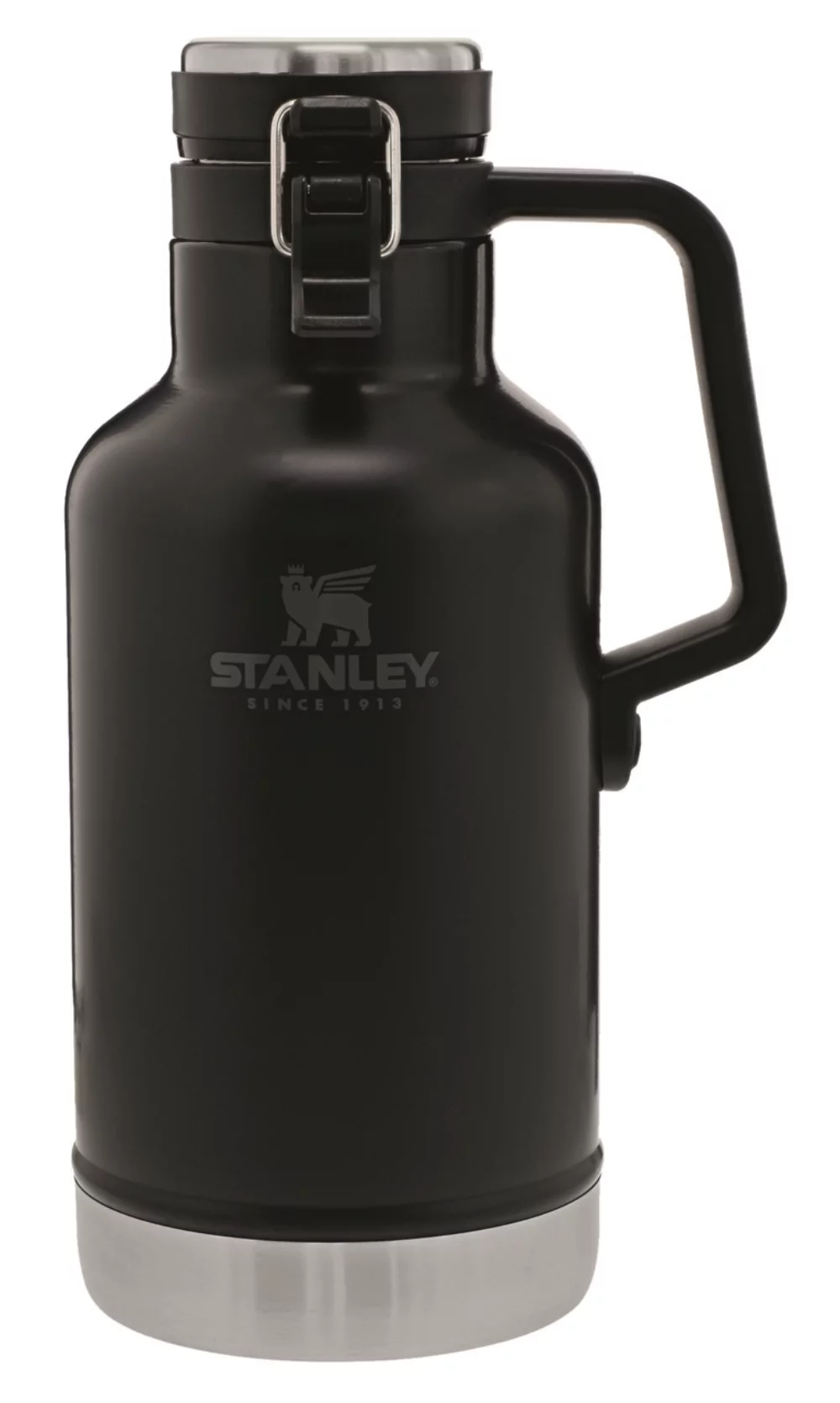 Stanley® Classic Easy-Pour Growler 64oz en acier inoxydable isolé sous vide noir mat - Gravé