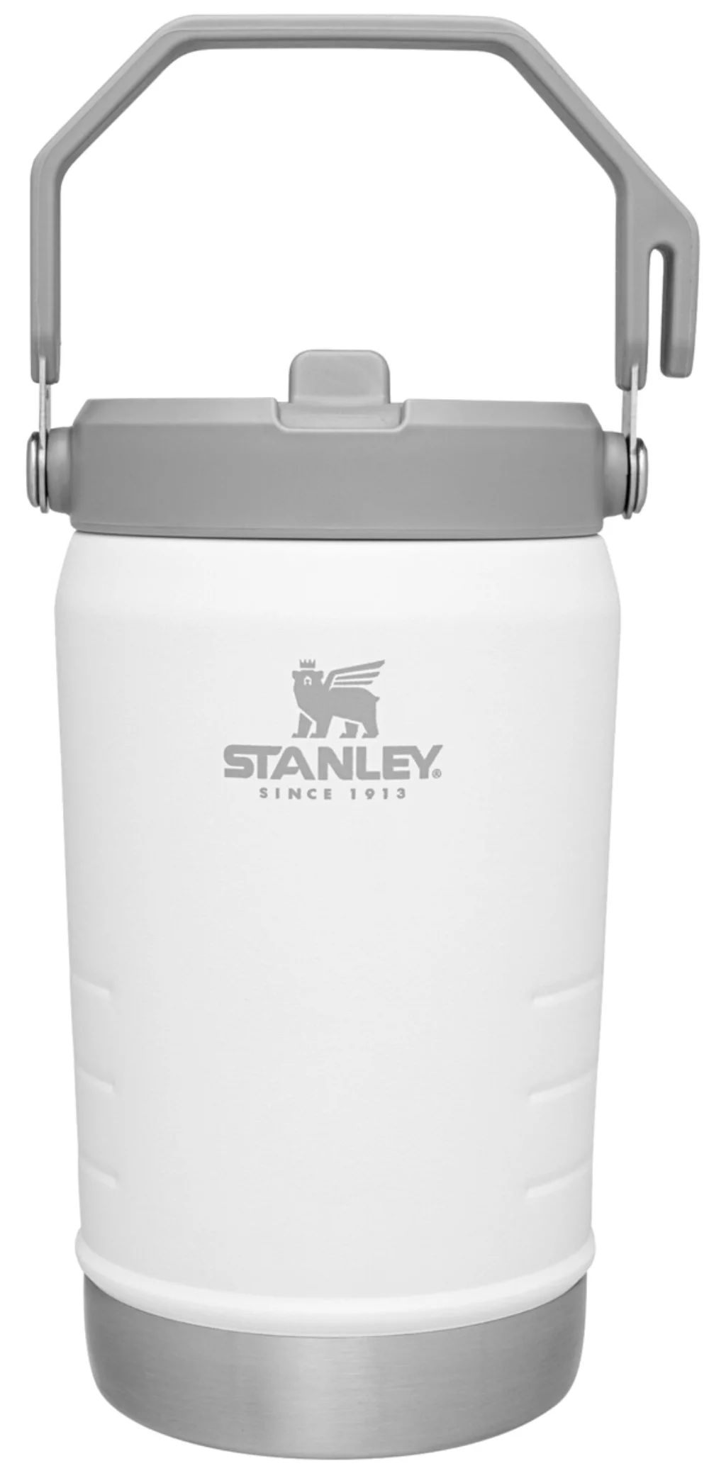 Stanley® IceFlow 64oz Flip Straw Jug, blanc