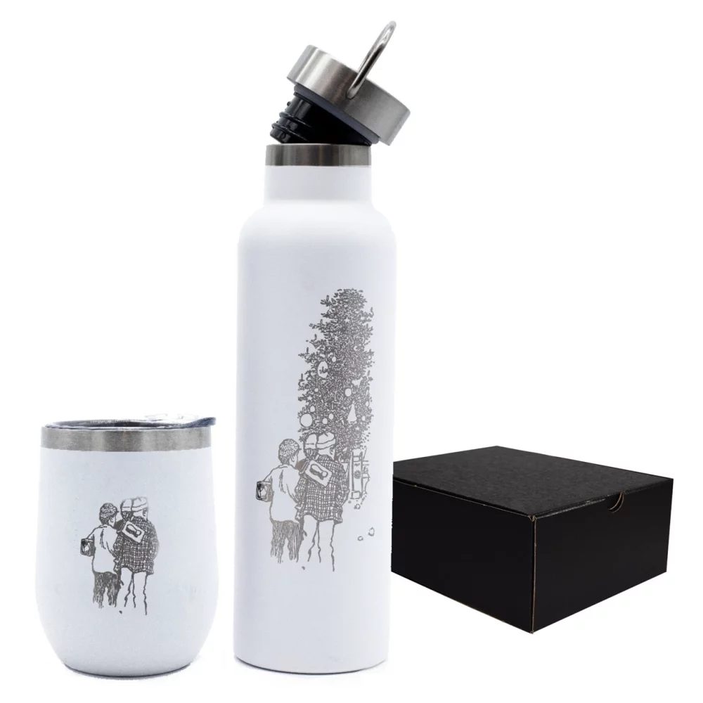 Ensemble Keepin' It Cool, SS blanc Canyon & Carolina dans une boîte cadeau Ovation