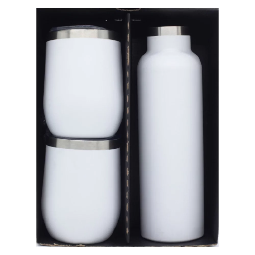 Ensemble Keepin' It Cool, SS blanc Canyon & Carolina dans une boîte cadeau Ovation