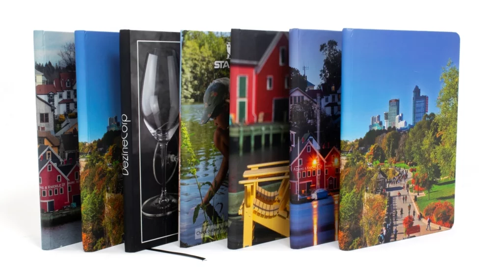 Custom 4CP Soft Touch Notebook