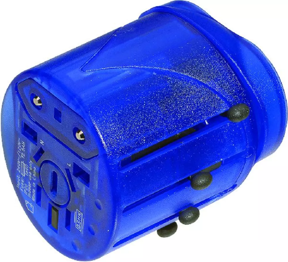 World Travel Adapter blue