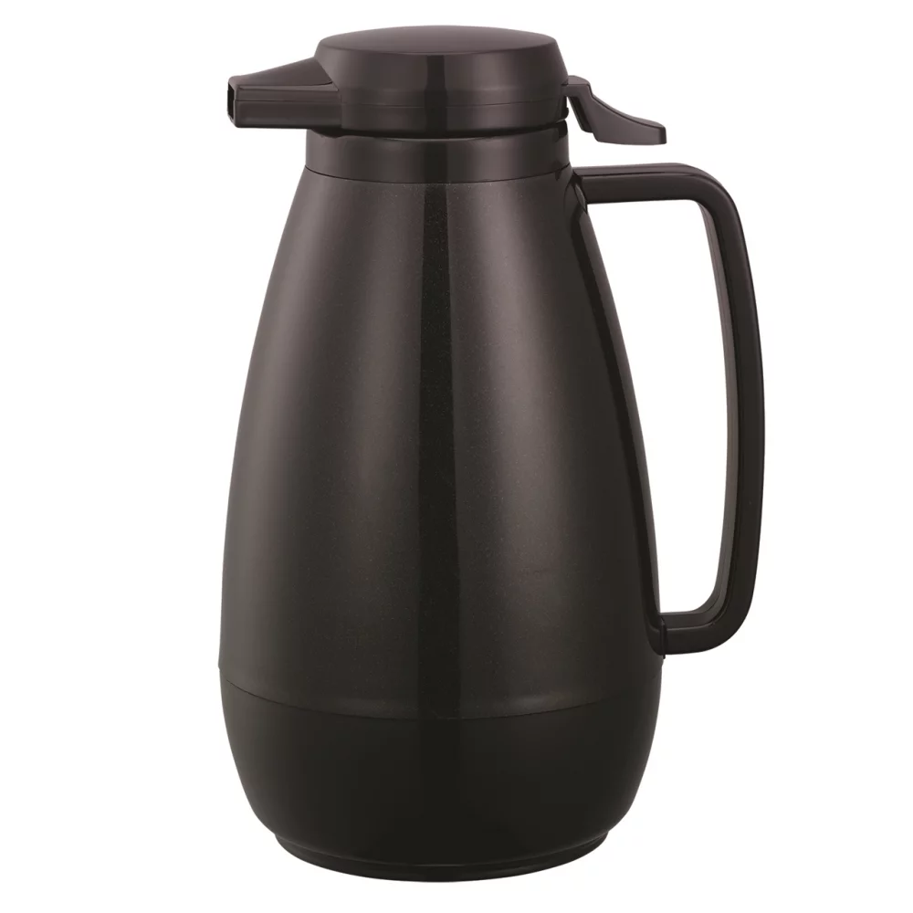 Thermo-Serve Carafe 1 L with push button lid, black