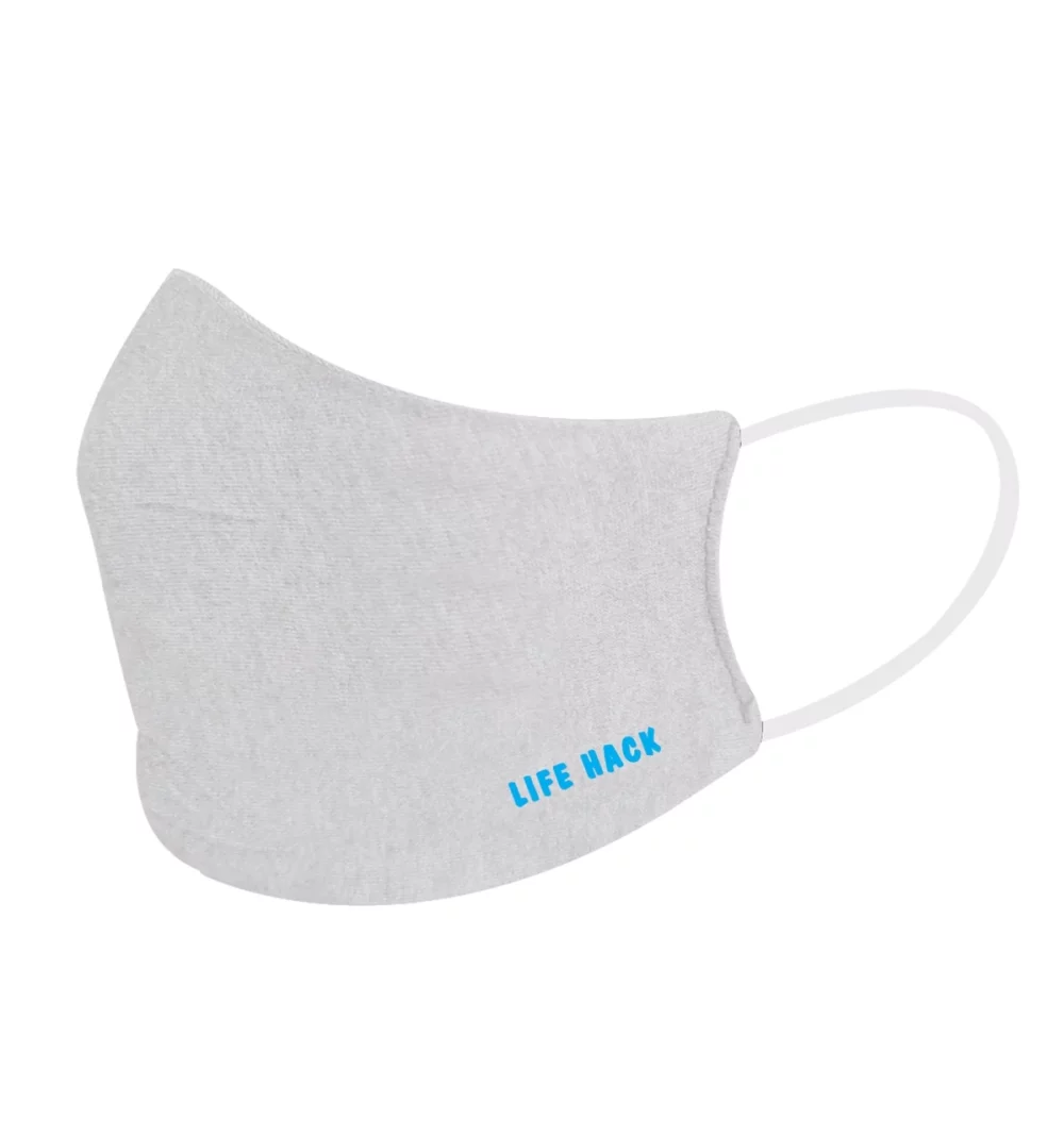 Adult Size Fashion Face Mask, 100% Cotton, 2 layer, white - Heat Transfer