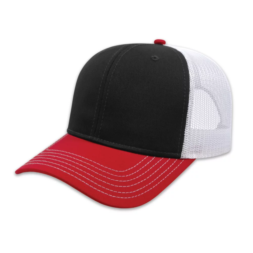 Casquette à visière plate modifiée avec dos en filet