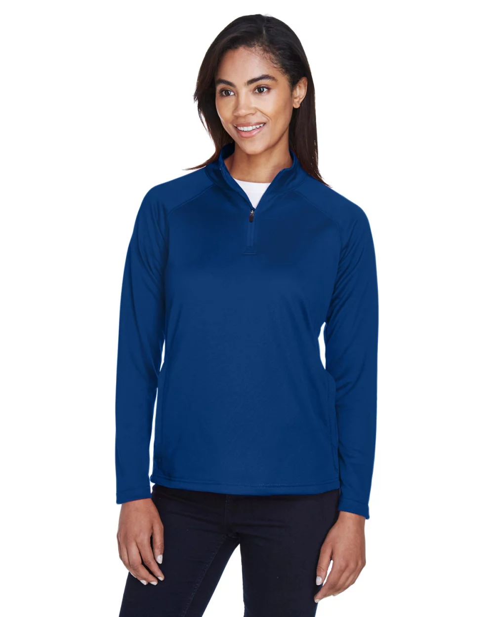 DEVON AND JONES Ladies' Stretch Tech-Shell® Compass Quarter-Zip