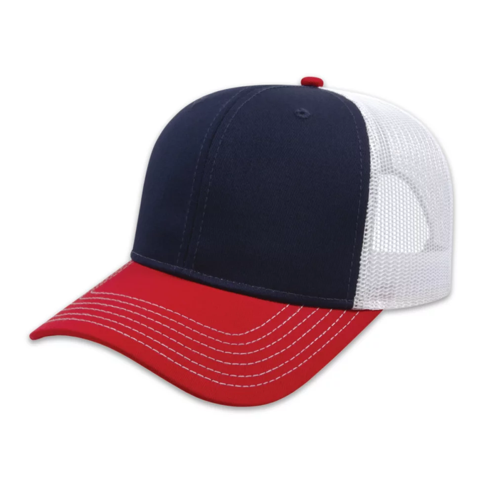 Casquette à visière plate modifiée avec dos en filet